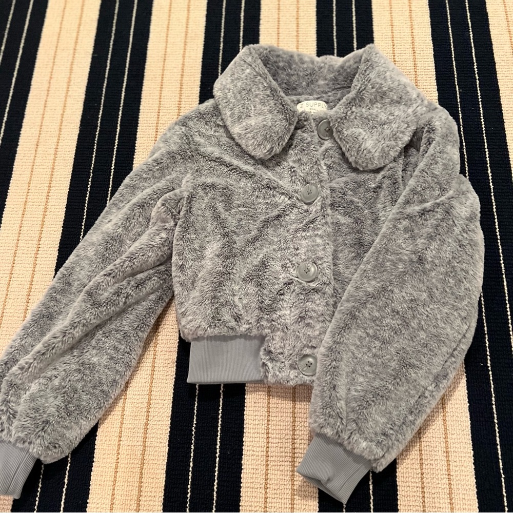 Z Supply Cropped Sherpa jacket